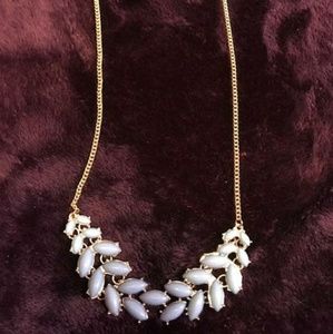 Blue statement necklace